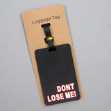 Boxtoday Travel Accessories “IT'S NOT YOURS” Luggage Travel Tag Silica Gel Suitcase ID Addres Holder Baggage Boarding Tag Portable Label