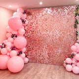Boxtoday 2M Foil Curtain Shimmer Sequin Glitter Backdrop Background Wedding 30 40 50 Birthday Party Baby Shower Gender Reveal Decor