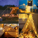 Boxtoday 10M Small Ball Fairy Lights Globe String Lights USB/Battery Operated for Garden Christmas Bedroom Wedding Camping Tent Decor