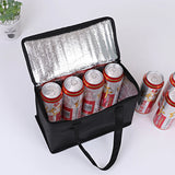 Boxtoday Portable Lunch Cooler Bag Folding Insulation Picnic Ice Pack Food Thermal Bag Drink Carrier Insulated Bags Beer Delivery Bag