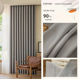 Boxtoday Modern Living Room Large Curtains Light Luxury Bedroom Full Blackout Curtain Hotel Sunscreen Drape Thick Drapes High Shading 90%