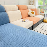 Boxtoday Sofa Seat Cushion Cover for Living Room Jacquard Thicken Stretch Removable Washable Sofa Cover Pets Kids Furniture Protector