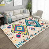 Boxtoday Ethnic Style Bedroom Carpet Persian American Retro Carpets Large Area Living Room Decoration Rugs Cloakroom Lounge Rug Washable