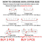 Boxtoday Waterproof Sofa Cover 1/2/3/4 Seater Sofa Cover for Living Room Elastic Solid L Shaped Corner Sofa Cover for Sofa Couch Armchair