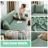 Boxtoday Jacquard Elastic Sofa Cover for Living Room Anti-dirty Washable ArmChair Sofa Slipcover Protector Home Couch Decor 1/2/3/4 Seat