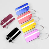 Boxtoday Fashion Metal Travel Luggage Tags Baggage Name Tags Suitcase Address Label Holder Aluminium Alloy Luggage Tag Travel Accessories
