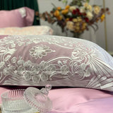 Boxtoday High Precision Brocade Cotton Luxury Princess Wedding Lace Bedding Set Duvet Cover Set Bed Sheet Or Quilted Bedspread Pillowcase