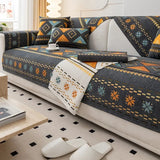 Boxtoday Chenille Fabric Bohemia Sofa Mat for Living Room Morocco Style Anti-slip Sofa Cushion All-inclusive Corner Sofa Cover Home Decor