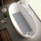 Boxtoday PVC Anti-skid Bath Mats Rectangle Soft Shower Bathroom Massage Mat Suction Cup Non-slip Bathtub Carpet