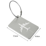 Boxtoday Fashion Metal Travel Luggage Tags Baggage Name Tags Suitcase Address Label Holder Aluminium Alloy Luggage Tag Travel Accessories