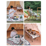 Boxtoday Multifunction Ethnic Picnic Mat supplies Ins Outdoor Floor Mat Camping Rug Beach Blanket Folding Tablecloth Trekking Accessories