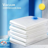 Boxtoday 3-5PCS Vacuum Bag and Pump Cover for Clothes Storing Large Plastic Compression Empty Bag Travel Accessories Storage Container