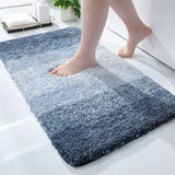 Boxtoday Olanly Luxury Bathroom Rug Soft Foot Mat Absorbent Microfiber Bath Rugs Non-Slip Plush Carpet Wash Dry Bath Mat For Floor Shower