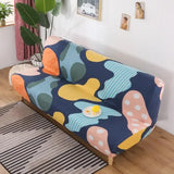 Boxtoday Stretch Sofa Bed Cover Spring/Summer Milk Silk Fabric S/L/XL Living Room Armless Folding Sofa