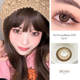 Boxtoday 2pcs/pair 4 Tone Colored Eye Contact Lenses 0-800 Degrees Year Toss Beautiful Eye Color Lens