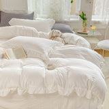 Boxtoday Gift Soft Crumpled Ruffle Bedding Set