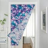 1pcs Printing Pastoral Door Curtain Fabric Hanging Curtain Room Bathroom Door Curtain Home Decoration (Without Rod)Boxtoday