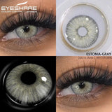 Boxtoday 1Pair Fashion Color Contact Lenses for Eyes Blue Lenses Green Eye Lens Gray Pupils Brown Contacts Yearly Color Eye Lens