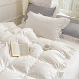 Boxtoday Gift Soft Crumpled Ruffle Bedding Set