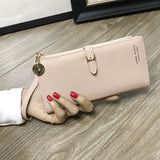 Boxtoday Gift Christmas Gifts Women Solid Colored Long Wallet