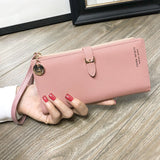 Boxtoday Gift Christmas Gifts Women Solid Colored Long Wallet