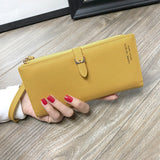 Boxtoday Gift Christmas Gifts Women Solid Colored Long Wallet