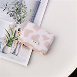 Boxtoday Gift Christmas Gifts Women Cow Printed Mini-Wallet