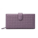 Boxtoday Gift Christmas Gifts Women Sheepskin Woven Wallet