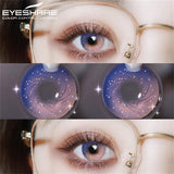 Boxtoday  1pair/2pcs Colored Contact Lenses for Eyes Blue Contacts Purple Lenses Cosplay Contact Lenses Yearly Fashion Eye Lenses