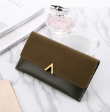 Boxtoday Gift Christmas Gifts Women V-Clipped Leather Wallet