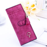 Boxtoday Gift Christmas Gifts Women Solid Colored Umbrella-Clipped Wallet