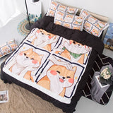 Boxtoday Gift Kawaii Shiba Bedding Set