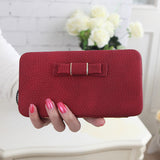 Boxtoday Gift Christmas Gifts Women Bowknot Clutch Long Wallet