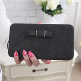 Boxtoday Gift Christmas Gifts Women Bowknot Clutch Long Wallet