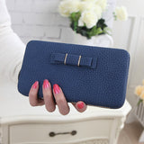 Boxtoday Gift Christmas Gifts Women Bowknot Clutch Long Wallet