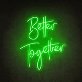 Boxtoday Better Together Wedding Neon Sign