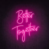 Boxtoday Better Together Wedding Neon Sign