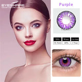 Boxtoday Cosplay AYY Purple 14.5mm 1 Pair | 1 Year