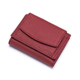 Boxtoday Gift Christmas Gifts Women Leather and Cowhide Mini Wallet