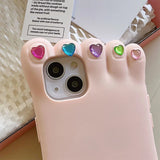 Boxtoday Gift 3D Foot Shaped IPhone Case