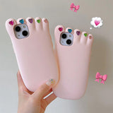 Boxtoday Gift 3D Foot Shaped IPhone Case