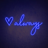 Boxtoday Love Always Wedding Neon Sign