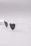 Boxtoday  New Fashionable Pearl Sun Glasses Women Heart Shaped Party Peach Eyewear Adult Sunglasses Pearl Cross-border Trendy Wholesale Glasses