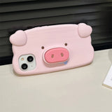 Boxtoday Gift 3D Pig iPhone Case