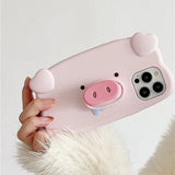 Boxtoday Gift 3D Pig iPhone Case