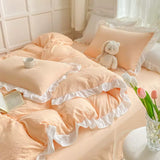 Boxtoday Gift Soft Crumpled Ruffle Bedding Set