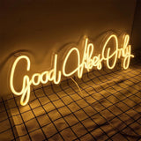 Boxtoday Good Vibes Only Quote Neon Sign