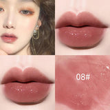 Boxtoday 1pc Moisturizing Liquid Lip Gloss Shiny Mini Long Lasting 24 Hours Crystal Jelly Color Lip Tint Lipstick Winter Dropship TSLM1