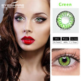 Boxtoday Cosplay AYY Green 14.5mm 1 Pair | 1 Year