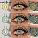 Boxtoday 1 Pair Colored Contact Lenses for Eyes Fashion Green Eyes Lenses Natural Blue Contacts Gray Eye Lenses Color Eye Lens